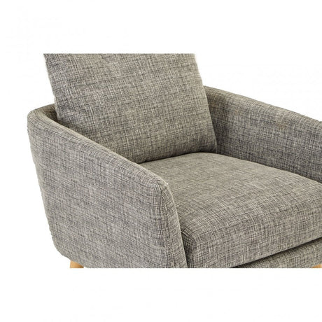 Alto Natural Fabric Armchair, Pine Wood, Fabric, Birchwood, Down, Natural