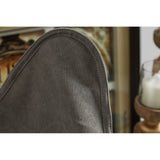 Papillon Outdoor Butterfly Chair, Cotton Canvas, Steel, Grey