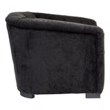 Fenton Armchair, Pine Wood, Birchwood, Down, Black
