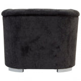 Fenton Armchair, Pine Wood, Birchwood, Down, Black