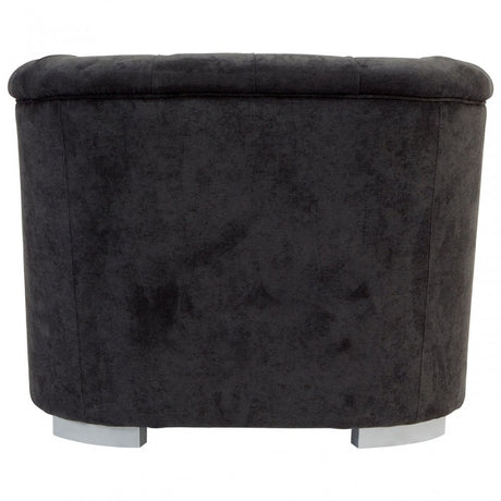 Fenton Armchair, Pine Wood, Birchwood, Down, Black
