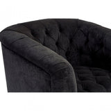 Fenton Armchair, Pine Wood, Birchwood, Down, Black