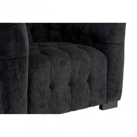 Fenton Armchair, Pine Wood, Birchwood, Down, Black