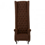 Buffet Regents Tall Porter Chair, Elastic Webbing, Hard Wood, Pine Wood, Brown