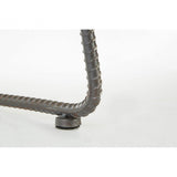 Ranch Foundry Style Bar Stool, Fir Wood, Brown