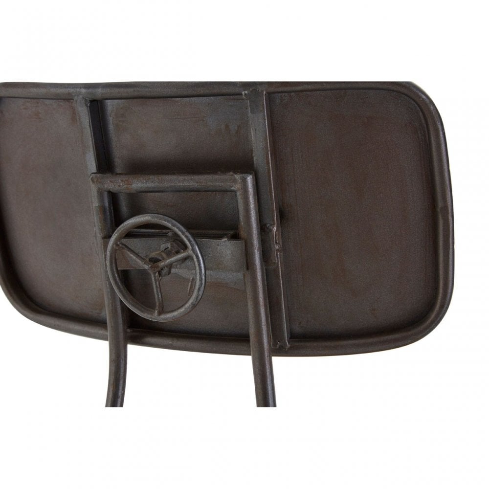 Ranch Foundry Style Bar Chair, Fir Wood, Natural