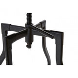New Foundry Bar Stool, Powder Coated Metal, Black