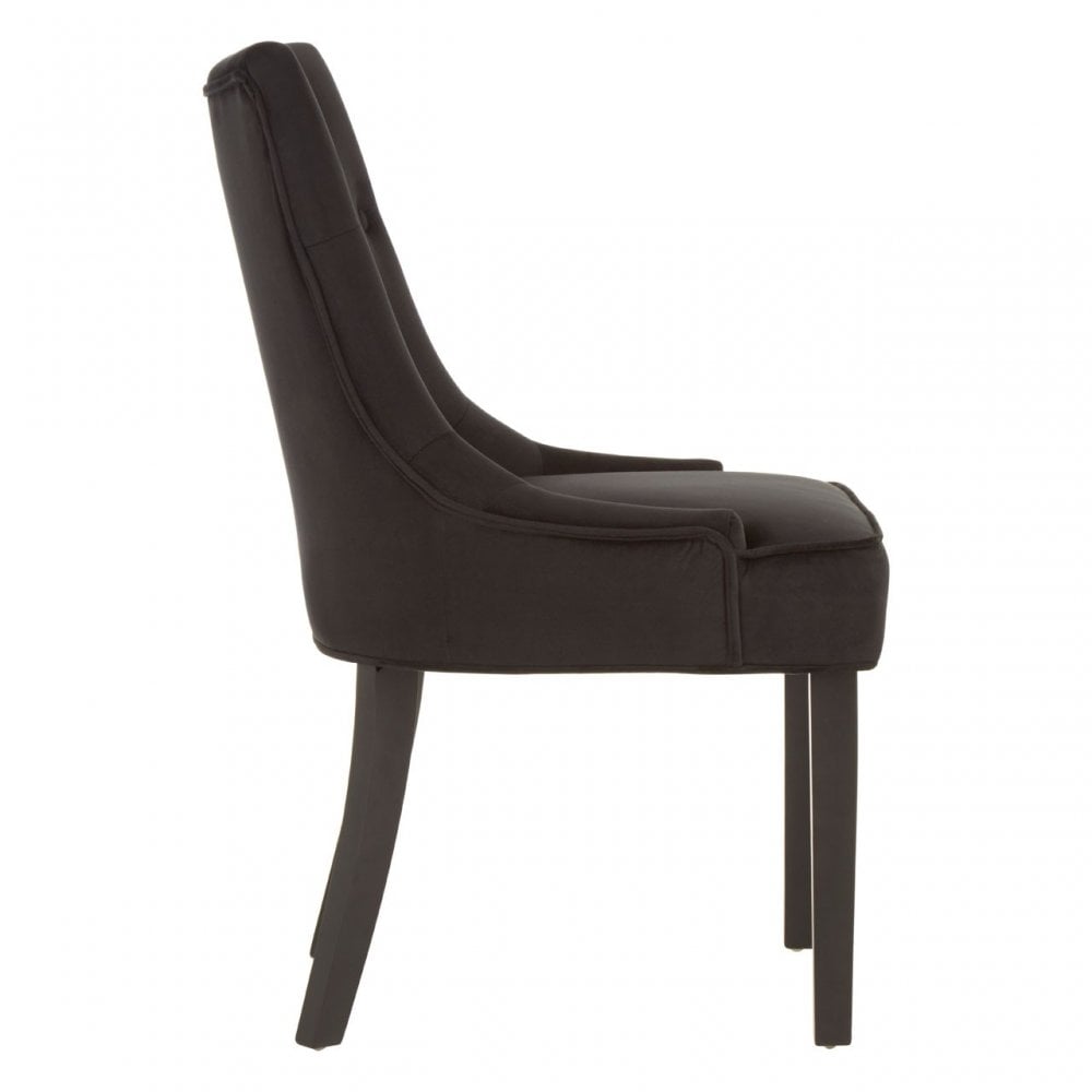 Daxton Black Dining Chair, Black