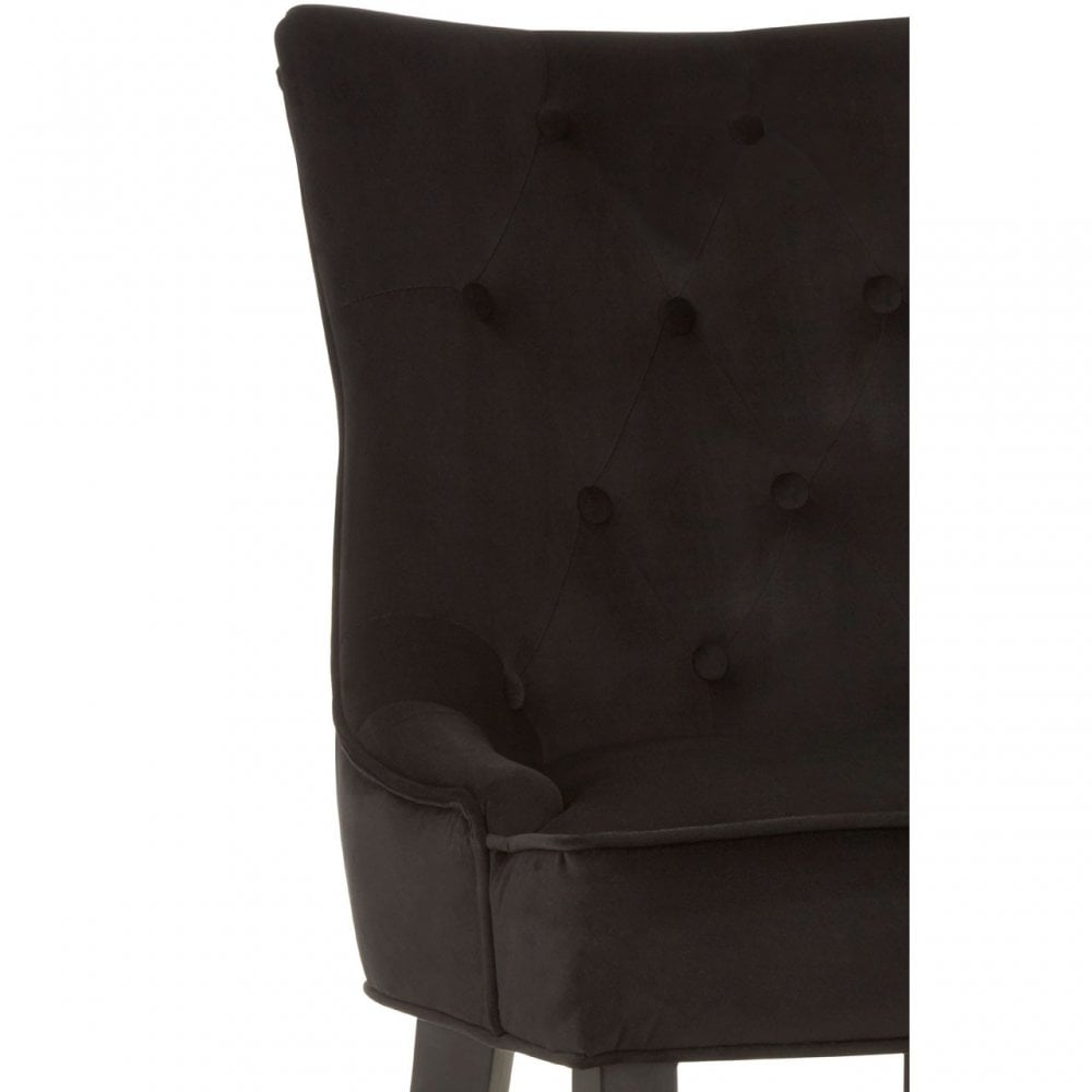 Daxton Black Dining Chair, Black