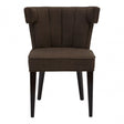 Oria Grey Polyester Dining Chair, Birchwood, Foam, Wood, Grey