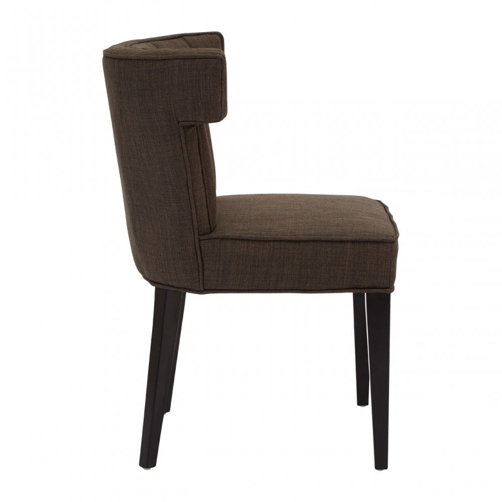 Oria Grey Polyester Dining Chair, Birchwood, Foam, Wood, Grey