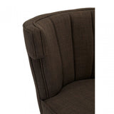 Oria Grey Polyester Dining Chair, Birchwood, Foam, Wood, Grey