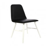 Dining Chair, Rubberwood, Veneer, Black