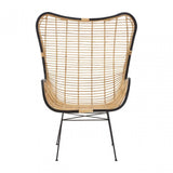 Java Egg Chair, Rattan, Iron, Natural