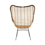 Java Egg Chair, Rattan, Iron, Natural