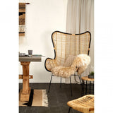 Java Egg Chair, Rattan, Iron, Natural