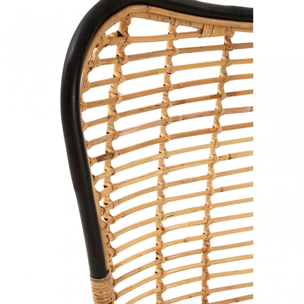 Java Egg Chair, Rattan, Iron, Natural