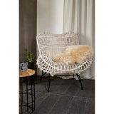 Java Occasional Chair, Rattan, Iron, Natural