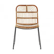Java Tiger Chair, Rattan, Iron, Natural