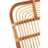 Java Tiger Chair, Rattan, Iron, Natural