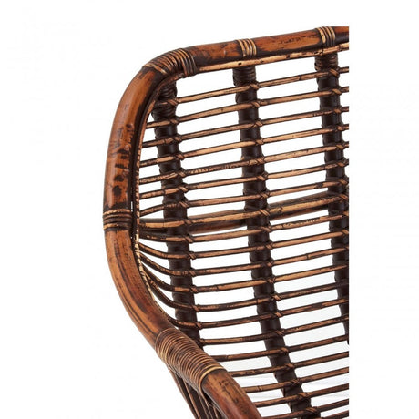Java Gita Chair, Rattan, Iron, Natural