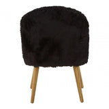 Cabaret Chair, Rubberwood, Foam, Black