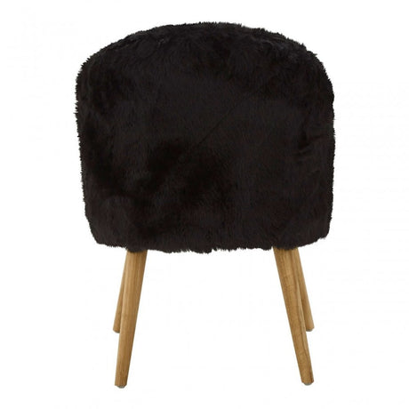 Cabaret Chair, Rubberwood, Foam, Black