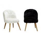 Cabaret Chair, Rubberwood, Foam, Black