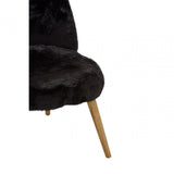 Cabaret Chair, Rubberwood, Foam, Black