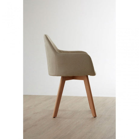 Jersey Chair, Beechwood, Grey