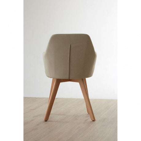 Jersey Chair, Beechwood, Grey