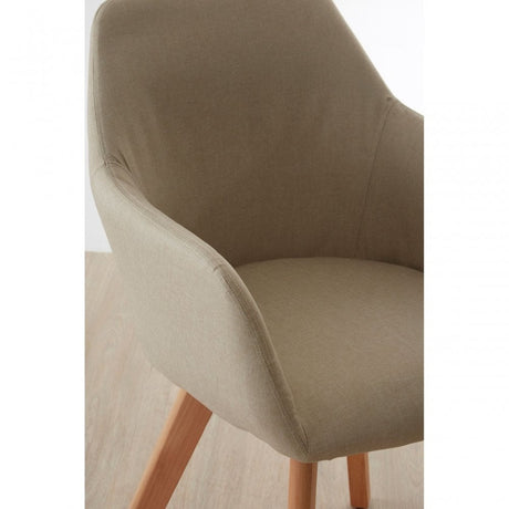 Jersey Chair, Beechwood, Grey