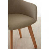Jersey Chair, Beechwood, Grey