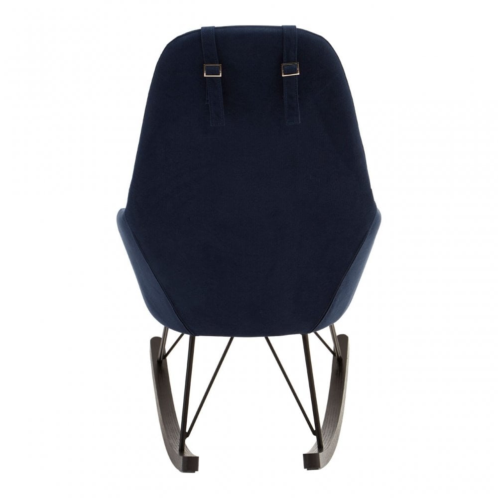 Kolding Blue Fabric Chair, Wood, Oak Veneer, Blue