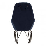 Kolding Blue Fabric Chair, Wood, Oak Veneer, Blue