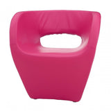 Dupin Chair, Leather Effect, Pink