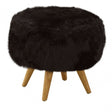 Cabaret Stool, Rubberwood, Foam, Black