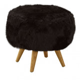 Cabaret Stool, Rubberwood, Foam, Black