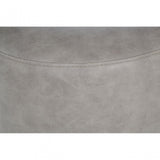 Dalston Vintage Ash Cylinder Footstool, Grey