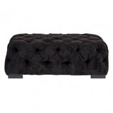 Fenton Footstool, Pine Wood, Birchwood, Down, Black