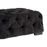 Fenton Footstool, Pine Wood, Birchwood, Down, Black