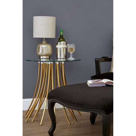 Rococo Chair & Footstool, Birchwood, Black