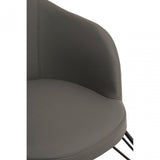 Kolding Dark Grey Chair, Wood, Oak Veneer, Grey