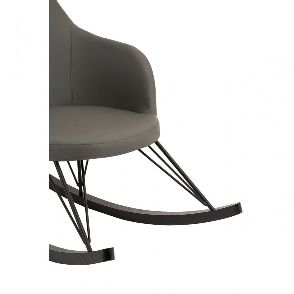 Kolding Dark Grey Chair, Wood, Oak Veneer, Grey