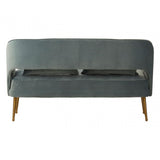 Jimmi Blue Velvet Sofa, Blue