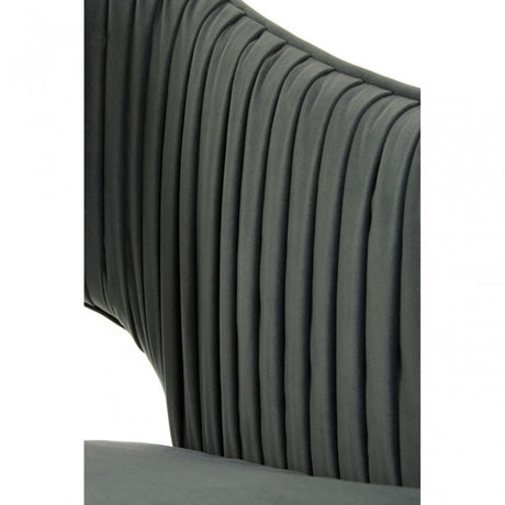 Jimmi Blue Velvet Sofa, Blue