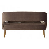 Jimmi Grey Velvet Sofa, Grey
