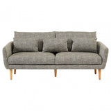 Alto 3 Seater Sofa, Pine Wood, Fabric, Birchwood, Down, Natural