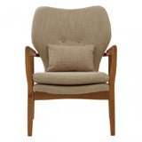Jersey Chair, Birchwood, Viscose Mix, Beige