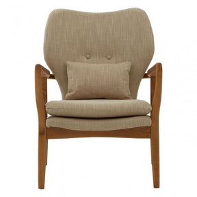 Jersey Chair, Birchwood, Viscose Mix, Beige